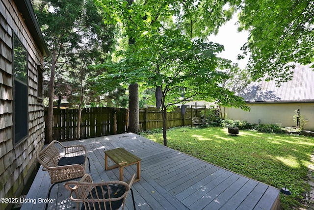 1819 Eastern Pkwy, Louisville, KY 40204 - wooden deck with a fenced backyard