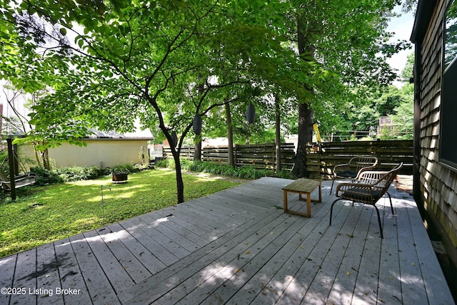 1819 Eastern Pkwy, Louisville, KY 40204 - deck with a fenced backyard