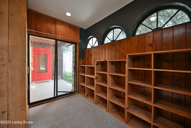 1819 Eastern Pkwy, Louisville, KY 40204 - entryway featuring carpet and wood walls