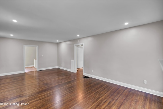 2620 Algonquin Pkwy, Louisville, KY 40210 - unfurnished room featuring recessed lighting and wood finished floors