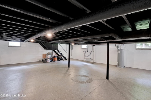 2620 Algonquin Pkwy, Louisville, KY 40210 - below grade area featuring water heater and stairs