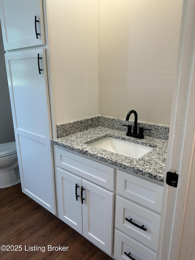 106 Sunflower Dr, Campbellsville, KY 42718 - half bath with vanity and wood finished floors