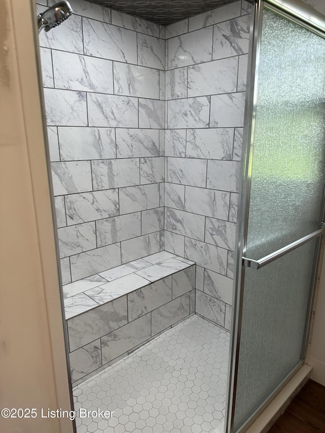 106 Sunflower Dr, Campbellsville, KY 42718 - full bath featuring a stall shower
