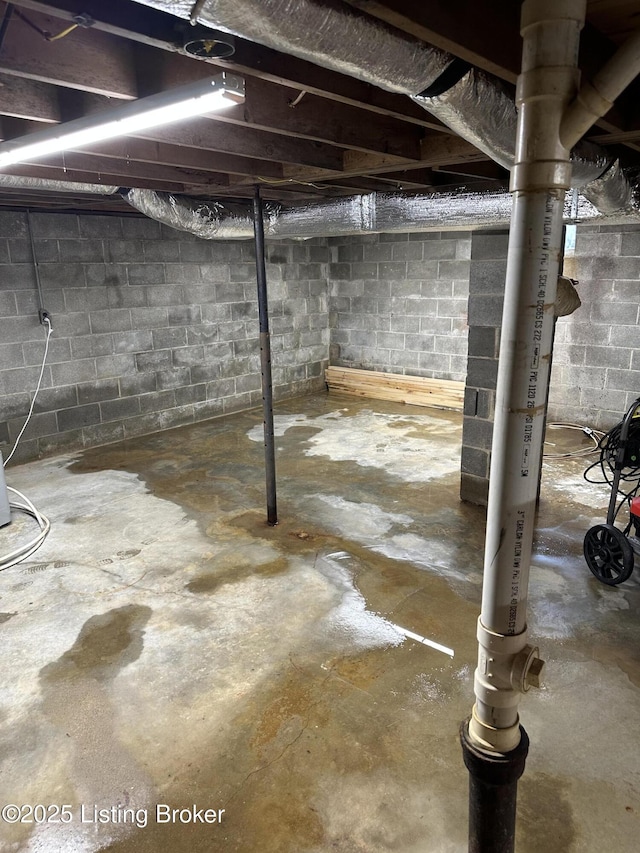 106 Sunflower Dr, Campbellsville, KY 42718 - view of unfinished basement