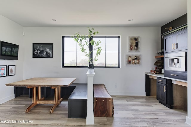 1160 Equestrian Lakes Ln, Finchville, KY 40022 - dining room featuring light wood finished floors and recessed lighting