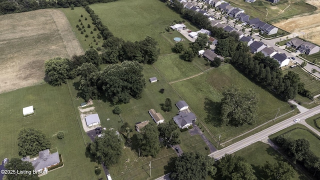 10703 Cedar Creek Rd, Louisville, KY 40229 - aerial overview of property's location featuring rural landscape