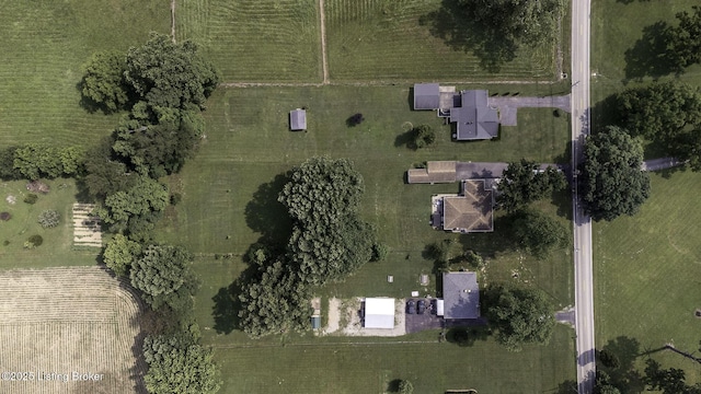 10703 Cedar Creek Rd, Louisville, KY 40229 - aerial view of property and surrounding area with rural landscape