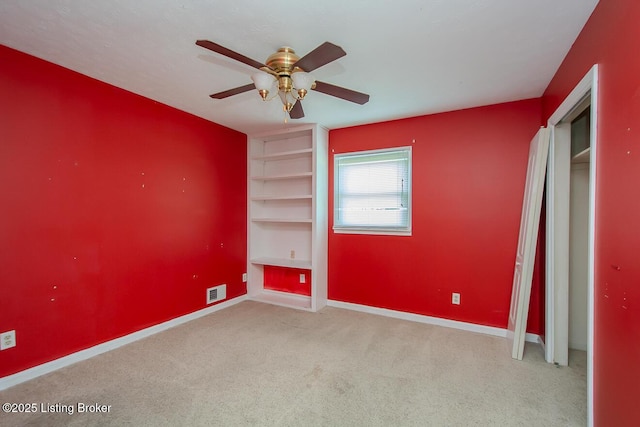 315 Tophill Dr, Shelbyville, KY 40065 - unfurnished bedroom featuring light carpet and ceiling fan