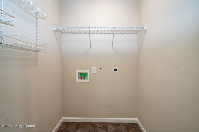 128 Boone Trce, Radcliff, KY 40160 - laundry area featuring electric dryer hookup and hookup for a washing machine