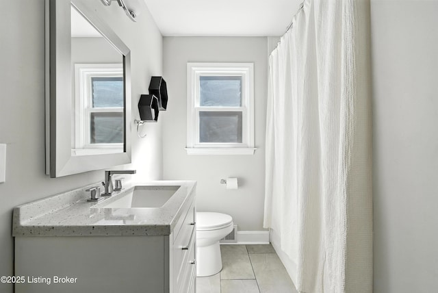 1724 Trevilian Way, Louisville, KY 40205 - bathroom featuring vanity, plenty of natural light, and tile patterned floors