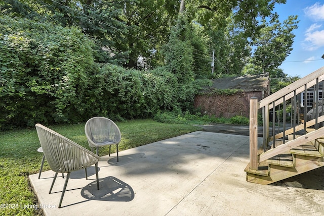 1724 Trevilian Way, Louisville, KY 40205 - view of patio / terrace with stairway