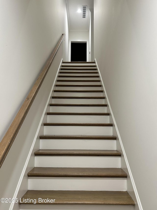 6355 Meeting St Unit 101, 201, Prospect, KY 40059 - stairs with crown molding