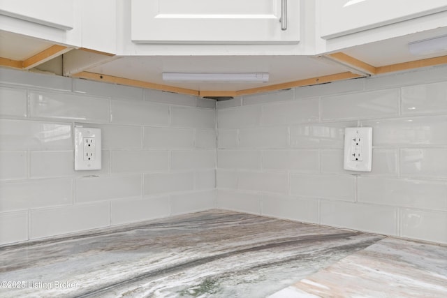 217 Shawnee Dr, Louisville, KY 40212 - kitchen view of white cabinetry and decorative backsplash