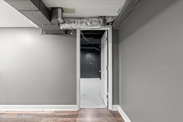 217 Shawnee Dr, Louisville, KY 40212 - hallway with wood finished floors and baseboards