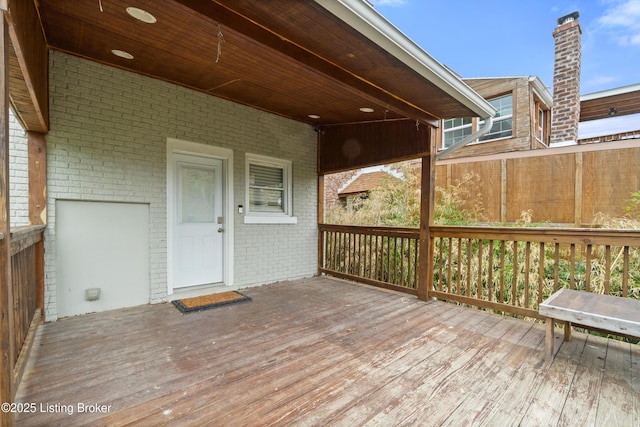 217 Shawnee Dr, Louisville, KY 40212 - view of wooden terrace