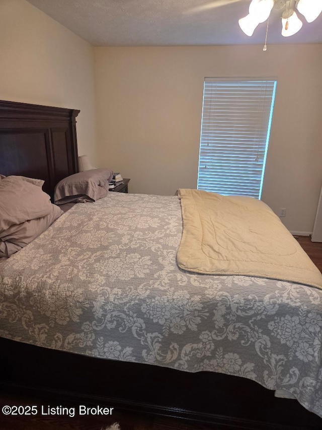 6911 Caitlynn Way, Louisville, KY 40229 - bedroom featuring ceiling fan and wood finished floors