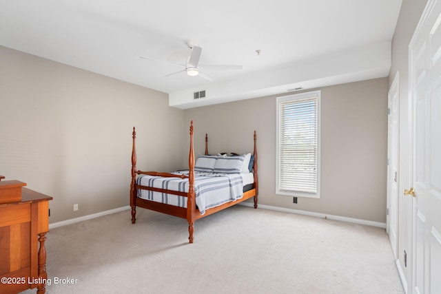 10600 Norton Commons Walk, Prospect, KY 40059 - bedroom featuring light carpet and ceiling fan
