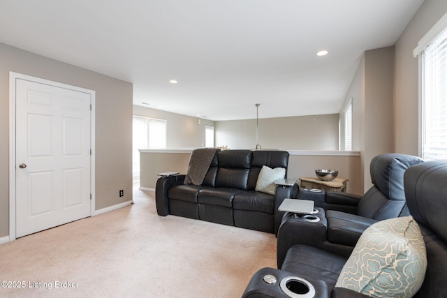 10600 Norton Commons Walk, Prospect, KY 40059 - carpeted living room with healthy amount of natural light and recessed lighting