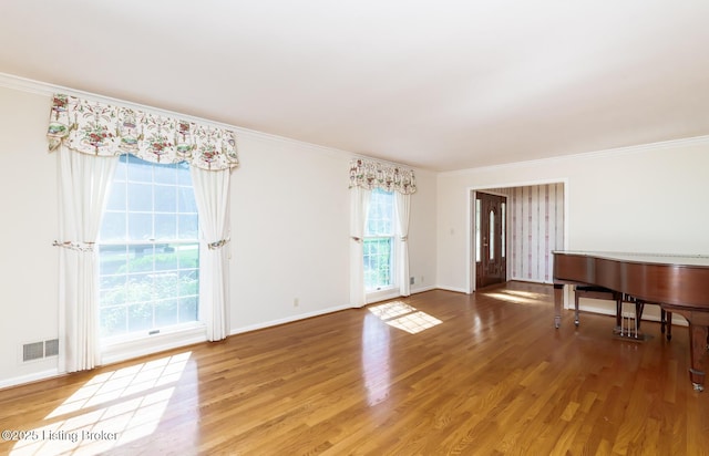 606 N Arbor Dr, Louisville, KY 40223 - empty room featuring wood finished floors and crown molding