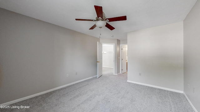 410 Ethridge Ave Unit 103, Louisville, KY 40223 - empty room with ceiling fan and carpet