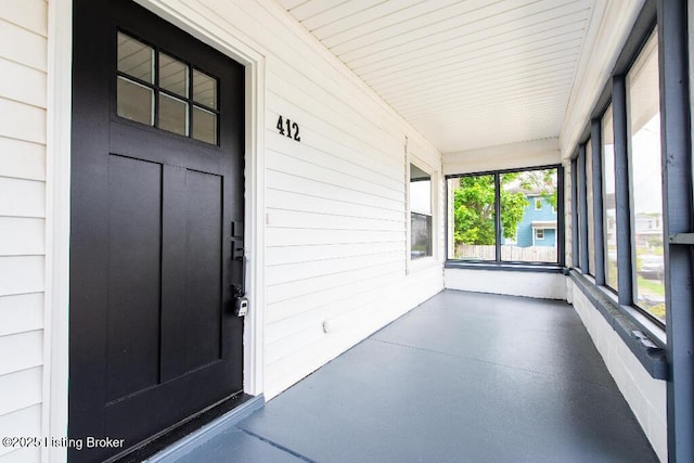 412 Gwendolyn St, Louisville, KY 40203 - view of unfurnished sunroom
