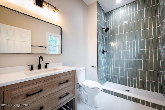412 Gwendolyn St, Louisville, KY 40203 - full bathroom with vanity and a tile shower