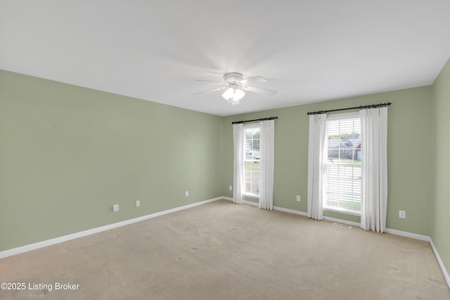 7728 Cottage Cove Way, Louisville, KY 40214 - spare room featuring a ceiling fan and light colored carpet