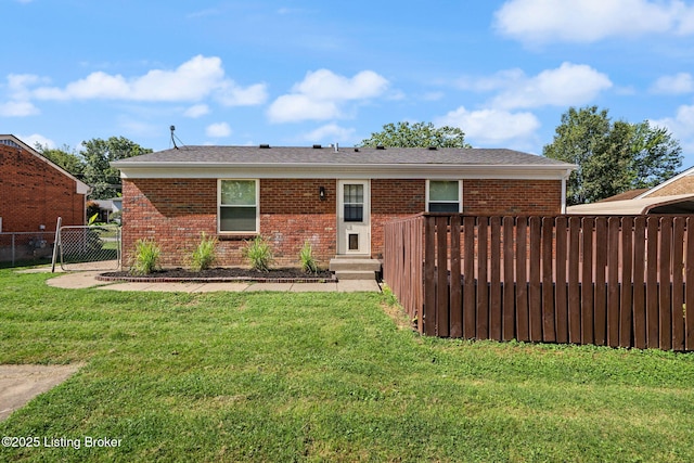 180 Summers Dr, Shepherdsville, KY 40229 - rear view of house featuring brick siding
