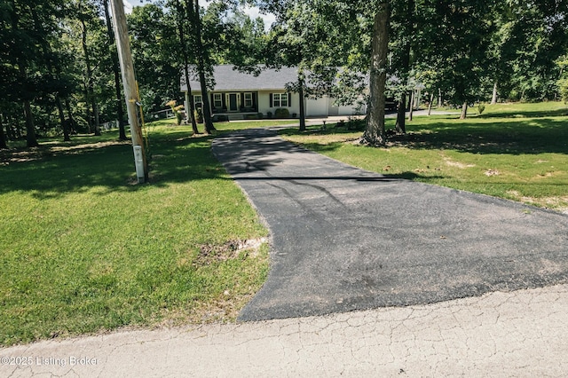 164 Greenshores Circle Ln, Mcdaniels, KY 40152 - view of front facade with driveway and a front yard
