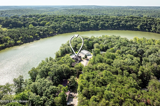 309 Clarks Ln, Clarkson, KY 42726 - aerial view of a large body of water