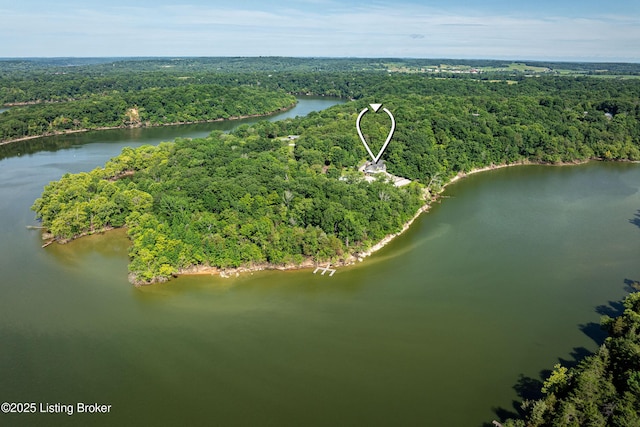 309 Clarks Ln, Clarkson, KY 42726 - aerial view of property's location featuring a large body of water