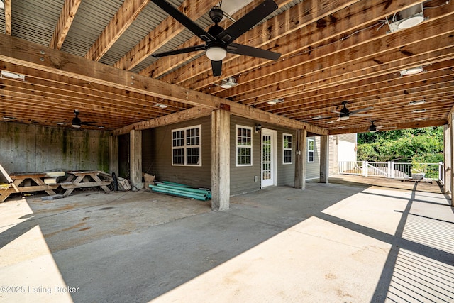 309 Clarks Ln, Clarkson, KY 42726 - view of patio / terrace featuring a ceiling fan