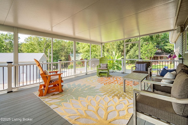 309 Clarks Ln, Clarkson, KY 42726 - sunroom / solarium featuring an outdoor living space