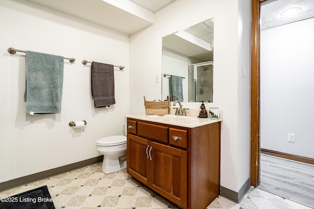 309 Clarks Ln, Clarkson, KY 42726 - bathroom with vanity and a shower stall