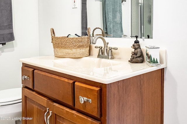309 Clarks Ln, Clarkson, KY 42726 - bathroom featuring vanity and toilet