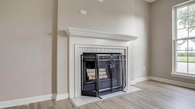 4720 Ferrer Way, Jeffersontown, KY 40299 - detailed view of wood finished floors and a tile fireplace