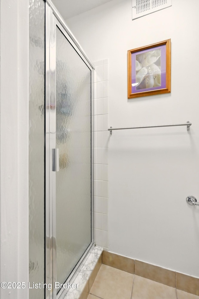 111 La Fontenay Ct, Louisville, KY 40223 - full bathroom featuring a shower stall and tile patterned flooring