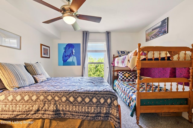 111 La Fontenay Ct, Louisville, KY 40223 - bedroom featuring carpet floors and ceiling fan