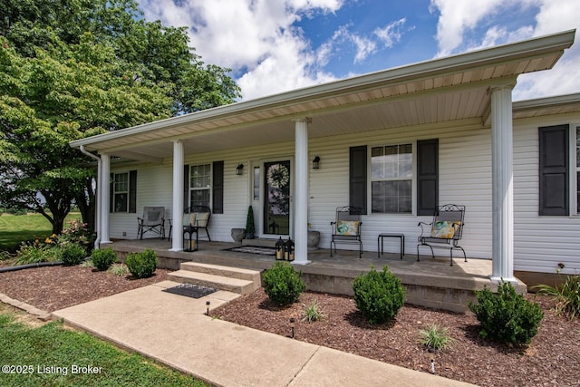 2923 High Plains Rd, Vine Grove, KY 40175 - view of front of home with a porch