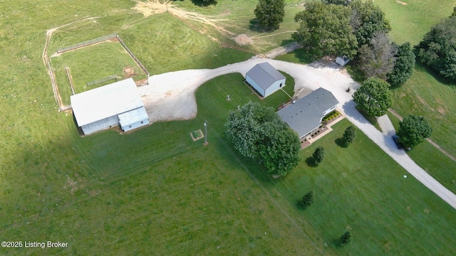 2923 High Plains Rd, Vine Grove, KY 40175 - aerial view of property and surrounding area featuring rural landscape