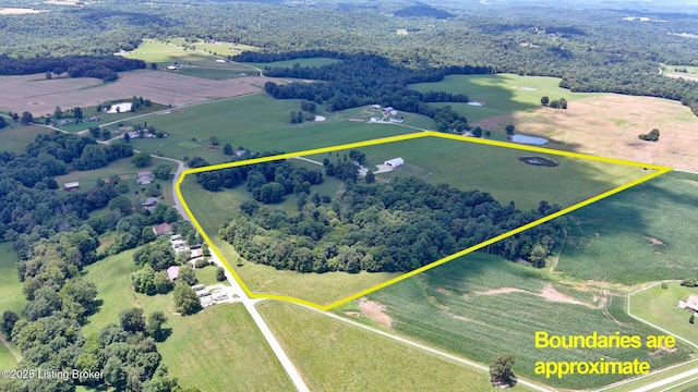 2923 High Plains Rd, Vine Grove, KY 40175 - view of property location featuring property parcel outlined