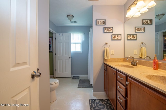 2923 High Plains Rd, Vine Grove, KY 40175 - bathroom with toilet and double vanity