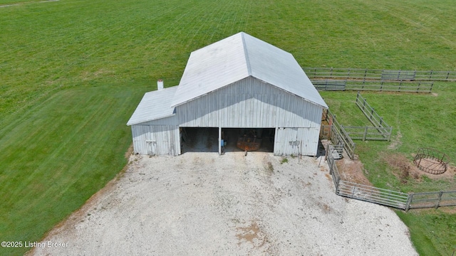 2923 High Plains Rd, Vine Grove, KY 40175 - overview of rural landscape