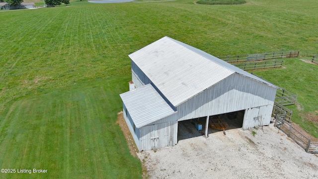 2923 High Plains Rd, Vine Grove, KY 40175 - overview of rural landscape