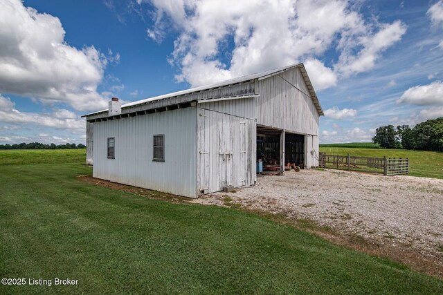 2923 High Plains Rd, Vine Grove, KY 40175 - view of pole building featuring a rural view
