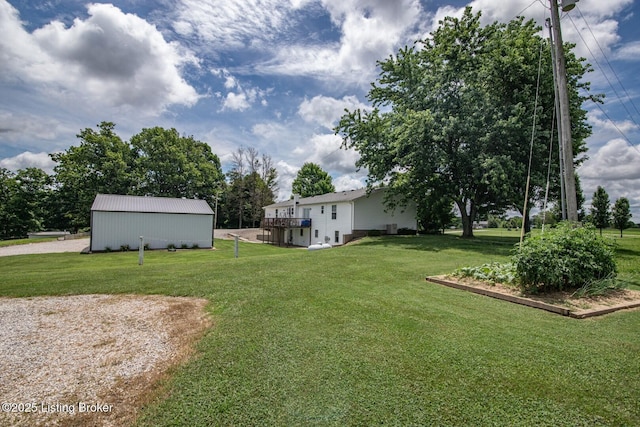 2923 High Plains Rd, Vine Grove, KY 40175 - view of grassy yard featuring an outbuilding