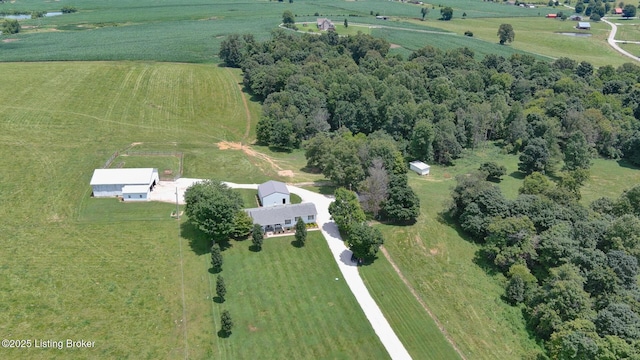 2923 High Plains Rd, Vine Grove, KY 40175 - aerial view of property's location with rural landscape