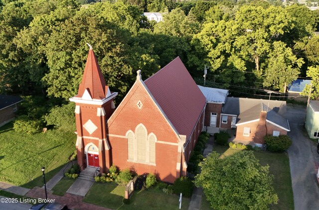 126 Taylorsville Rd, Bloomfield, KY 40008 - view from above of property with a forest