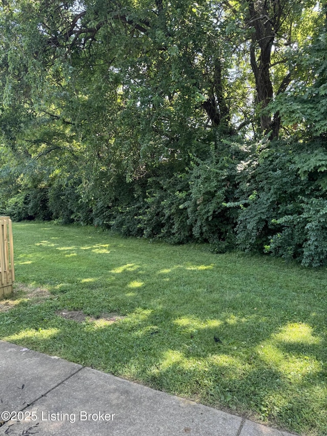 106 Clay Ct, Bardstown, KY 40004 - view of grassy yard with a forest view