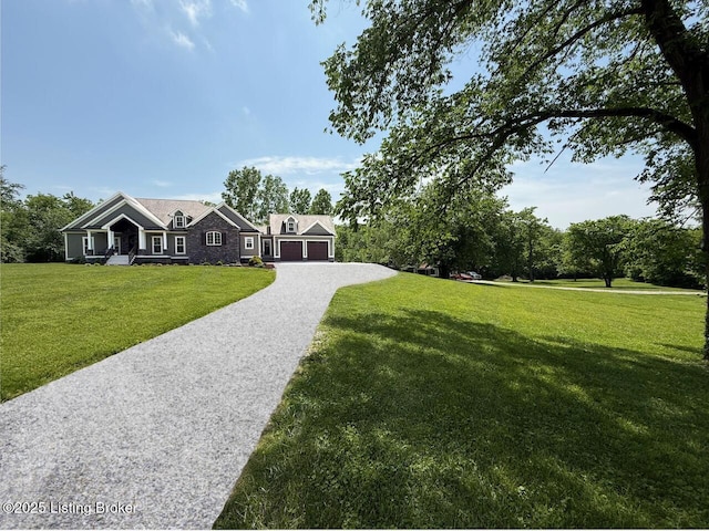3637 Mount Washington Rd, Taylorsville, KY 40071 - view of front of house with driveway and a front lawn